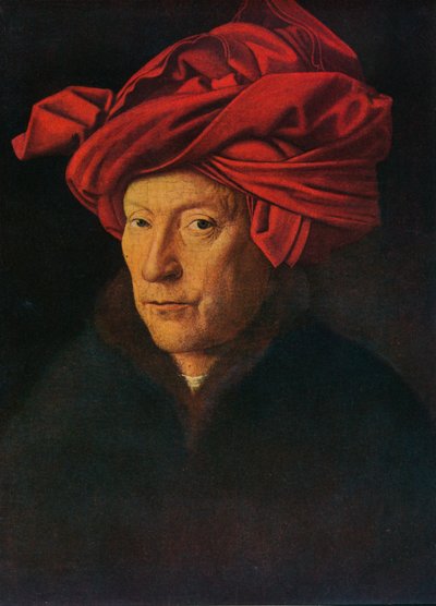 Porträt eines Mannes Selbstporträt, 1433 von Jan van Eyck
