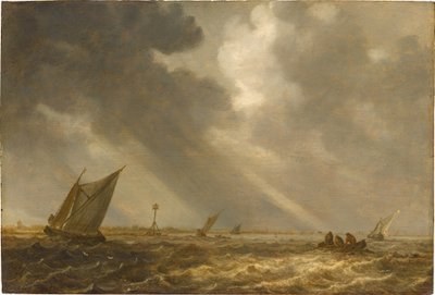 Sturm auf dem Haarlemer Meer von Jan van Goyen