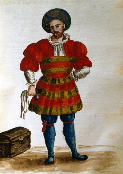 Ein venezianischer Reisender von Jan van Grevenbroeck