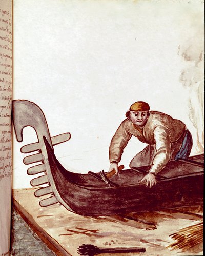 Handwerk: der Gondelhersteller von Jan van Grevenbroeck