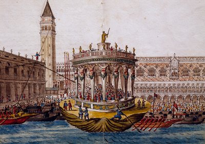 Welt-Theater, Turnier in Venedig von der Bruderschaft der Ritter des Hosenbandordens von Jan van Grevenbroeck
