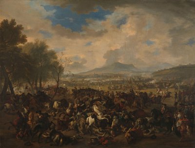 Die Schlacht von Ramillies zwischen den Franzosen und den Alliierten von Jan van Huchtenburgh