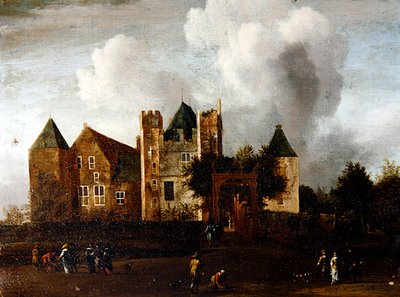 Eine Ansicht von Schloss Purmerend, nahe Monnickendam, Waterland, Holland von Jan van III Kessel