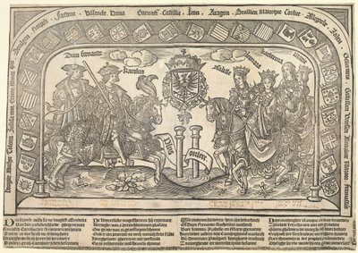 Die sechs Kinder von Philipp dem Schönen: Eleonore von Kastilien, Karl V., Isabella von Österreich, Ferdinand I., Maria und Katharina, ca. 1523 von Jan van Nieulandt
