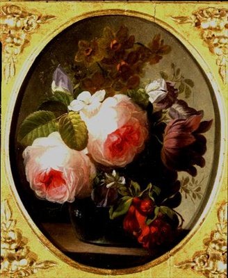 Rosen und andere Blumen in einer Vase von Jan van Os