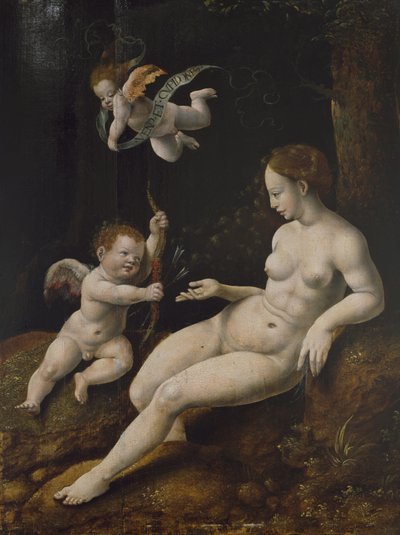 Venus und zwei Cupidos, ca. 1528 von Jan van Scorel