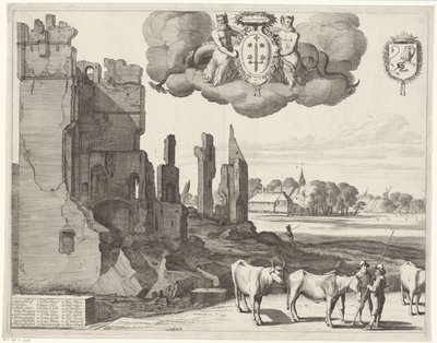 Ansicht von Haarlem (linkes Blatt) von Jan van de Velde (II)