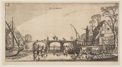 Dezember, aus Die zwölf Monate des Jahres von Jan van de Velde II