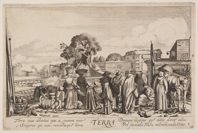 Erde, aus Die vier Elemente von Jan van de Velde II