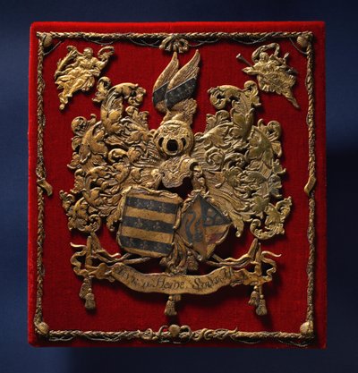 Familienwappen von Jan van der Heyden und Sara ter Hiel von Jan van der Heyden