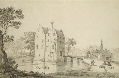 Schloss Zuylenburgh (Slot Zuylen) von Jan van der Heyden