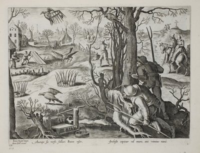 Vogelfänger, die Fallen mit Ratten ködern, um Falken zu fangen, Tafel 64, Illustration aus 