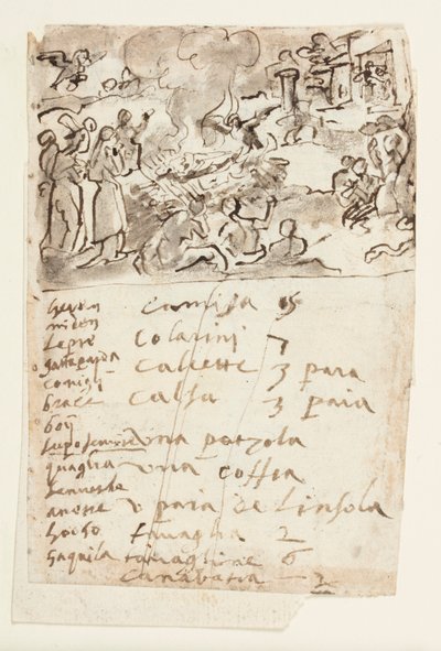 Tod der Frau von Sestos, aus Plinius