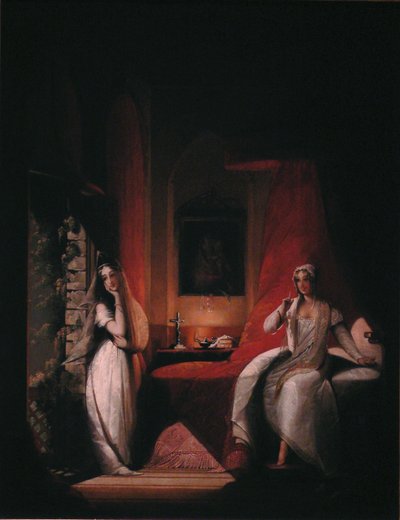 Eine Szene aus Laurence Sternes Roman "Eine sentimentale Reise durch Frankreich und Italien" von Jane Stuart