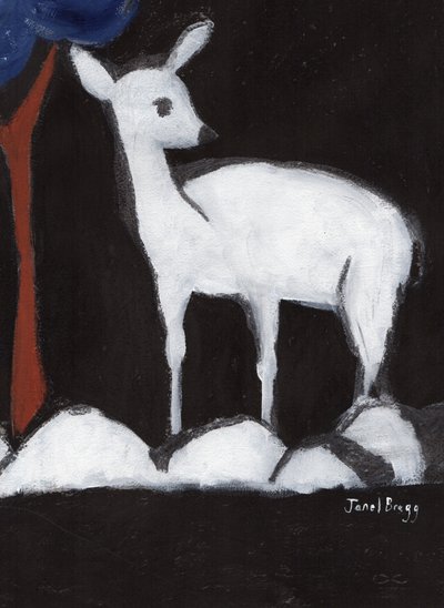 Hirsche aus dem Washington Park II, ca. 2017 von Janel Bragg