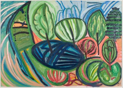 Wormiston Wood, Sommer, 2007 von Janet McKenzie