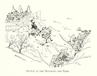 Schlacht der Minamoto und Taira von Japanese School