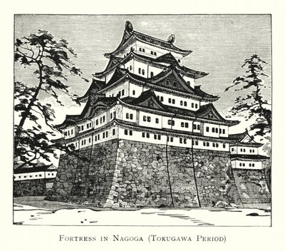 Festung in Nagoga, Tokugawa-Periode von Japanese School