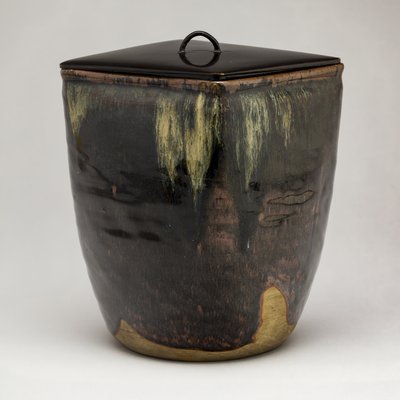 Takatori-Ware Wasserkrug (Mizusashi) von Japanese School