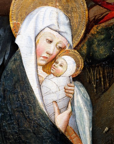 Maria und Kind (Detail) von Jaume Ferrer