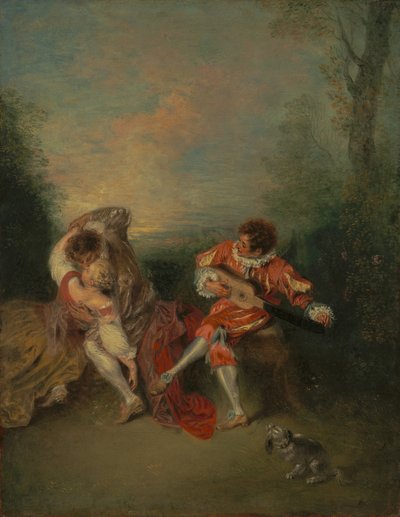 Die Überraschung von Jean-Antoine Watteau