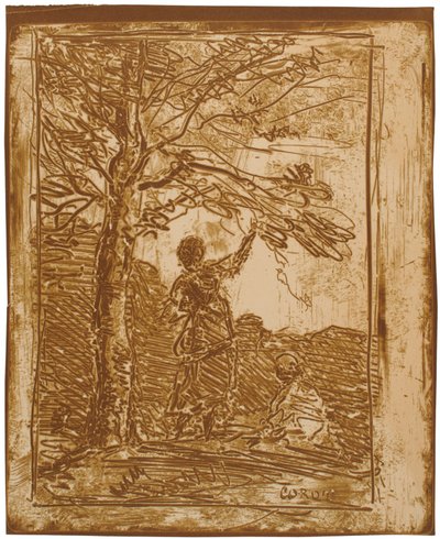 Der Tod und das Mädchen von Jean-Baptiste-Camille Corot