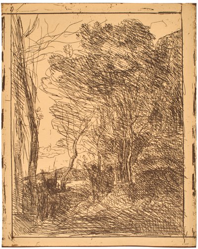 Die gallische Runde (La Ronde Gauloise) von Jean-Baptiste-Camille Corot