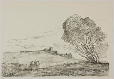 Das isolierte Fort von Jean-Baptiste-Camille Corot