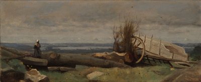 Die Ebene von La Beauce von Jean-Baptiste-Camille Corot