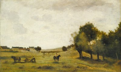 Ansicht in der Nähe von Epernon von Jean-Baptiste-Camille Corot
