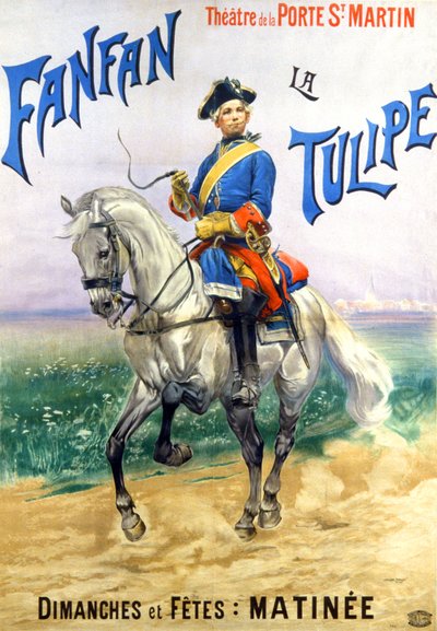 Fanfan la Tulipe, Théâtre des Variétés, Paris, um 1935 von Jean-Baptiste Edouard Detaille