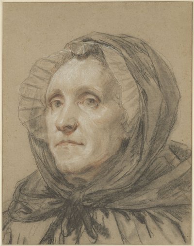 Porträt der Mutter des Künstlers von Jean-Baptiste Greuze