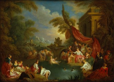 Die Badenden von Jean Baptiste Joseph Pater