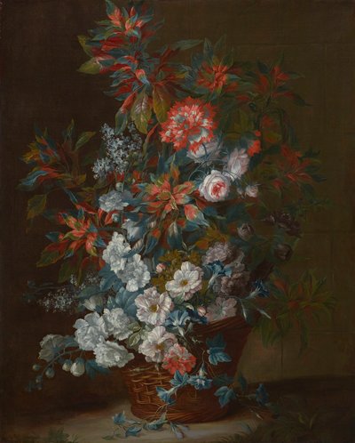 Blumen in einem Korb 1695 von Jean Baptiste Monnoyer