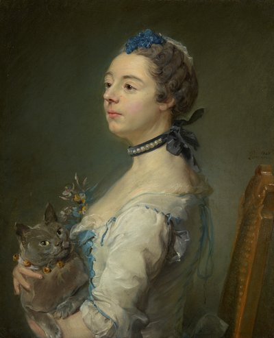 Magdaleine Pinceloup de la Grange, geborene de Parseval von Jean-Baptiste Perronneau