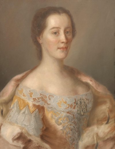 Porträt der Erzherzogin Maria Anna von Österreich von Jean-Etienne Liotard