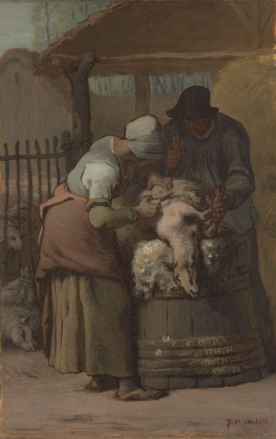 Die Schafscherer von Jean-Francois Millet