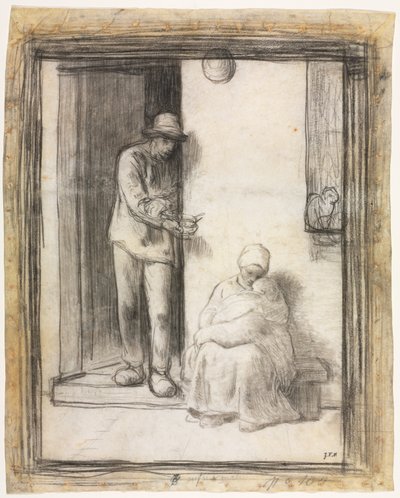 Das kranke Kind von Jean-Francois Millet
