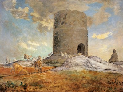 Der Turm von Chailly in Barbizon von Jean Francois Millet