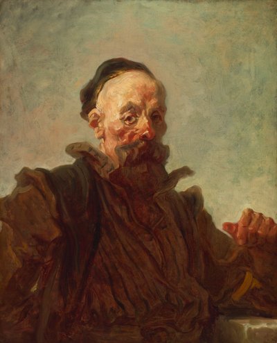 Porträt eines Mannes in Kostüm von Jean-Honore Fragonard