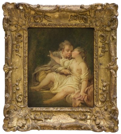 Überrascht im Bad von Jean-Honore Fragonard