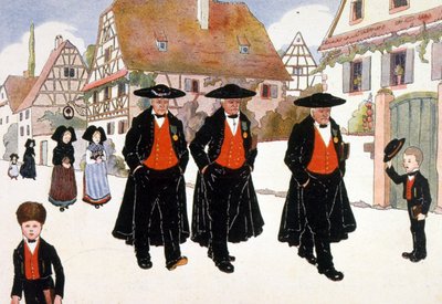 Französische Feierlichkeiten zur Rückkehr des Elsass nach Frankreich von Jean Jacques Waltz