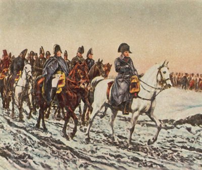 Napoleons Rückzug an der Beresina von Jean-Louis Ernest (after) Meissonier