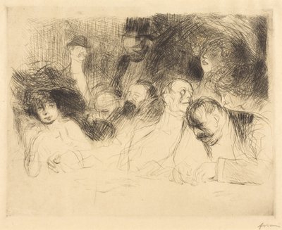 Am Spieltisch (1. Platte) von Jean-Louis Forain