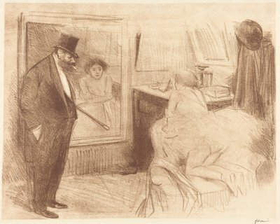 Die Loge der Tänzerin (2. Platte) von Jean-Louis Forain