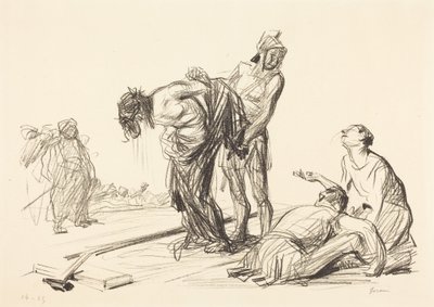 Christus, seiner Kleider beraubt von Jean-Louis Forain