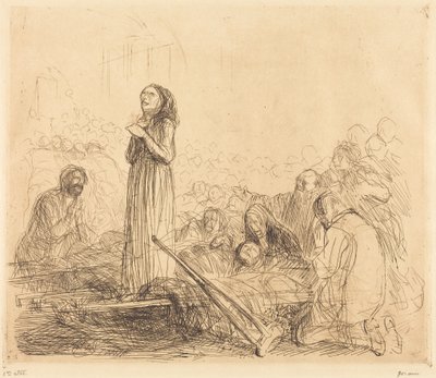 Lourdes, die Wunderbare (1. Platte) von Jean-Louis Forain