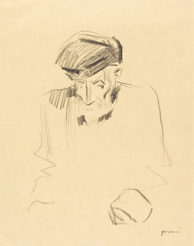 Porträt von Renoir (zweite Platte) von Jean-Louis Forain