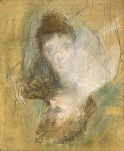 Skizze einer Frau von Jean-Louis Forain