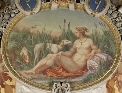 Die Nymphe von Fontainebleau von Jean Alaux